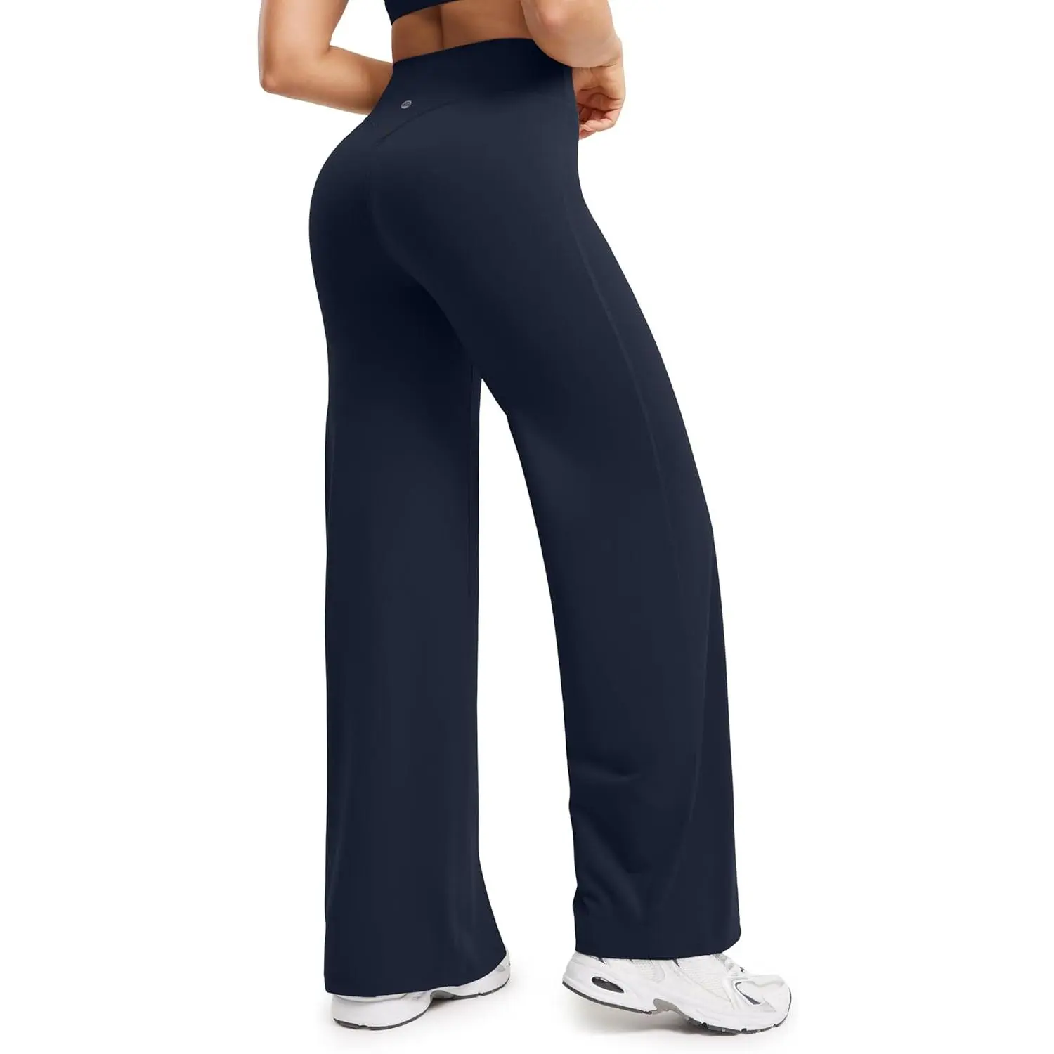 ENERBLOOM Women's High-Waist Straight Leg Bottoms - 29"/31"/33" Inseam, 4-Way Stretch Technology, Multi-Function for Boxing/Tennis, Female Casual Workout Yoga Sweatpants, No Front Seam Design, Running, Secure And Supportive Fit, High Waisted Bottoms, Work
