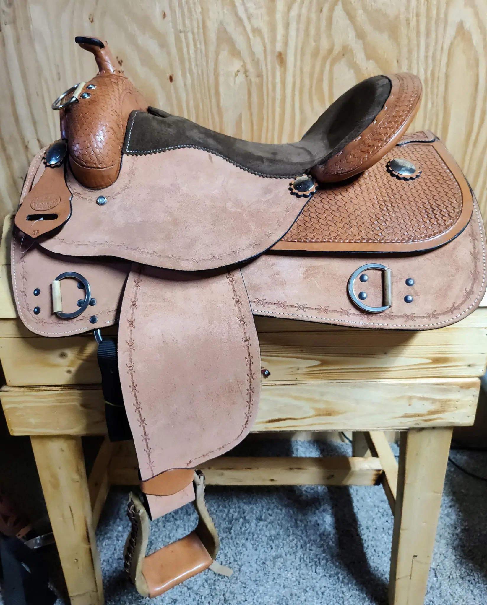 16" WILD O WEST TRAINING SADDLE