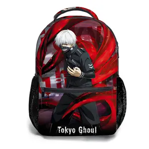 Tokyo-Ghoul--Backpacks for Girls, Cute School Backpack for Girls Boys, Aesthetic Bookbag for Teens, Lightweight Classic Backpack for Travel, Work, Picnic A-84
