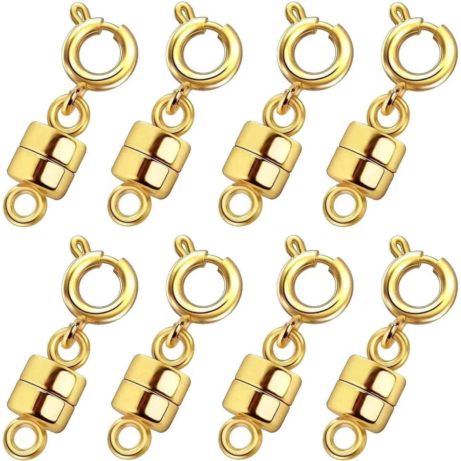 8Pcs Gold