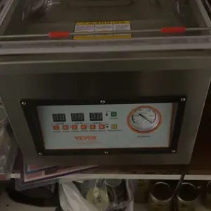 VEVOR Chamber Vacuum Sealer, TikTokShopBlackFriday, 260W Sealing Power, Vacuum Packing Machine for Wet Foods, Meats, Marinades and More, Compact Size with 15.7" Sealing Length, Applied in Home Kitchen and Commercial Use