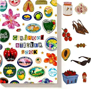 2026 New Girlhood Sticker Book Includes 1260+ Retro-Style Stickers,Cute Illustration Stickers,DIY Scrapbook Supplies,Vintage Girls’ Generation Inspired Stickers,DIY Creative Gifts for Teens