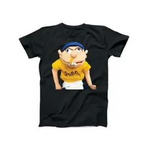 Jeffy NeW T shirt/ Youth Adult all Sizes Jeffy T shirtT-Shirt Tee A069 Novelty Graphic T Shirt funny tshirt Undershirts Tees Casual Streetwear Classic Short Sleeve Crew Neck Plain Men's Women Cotton Moisture Wicking