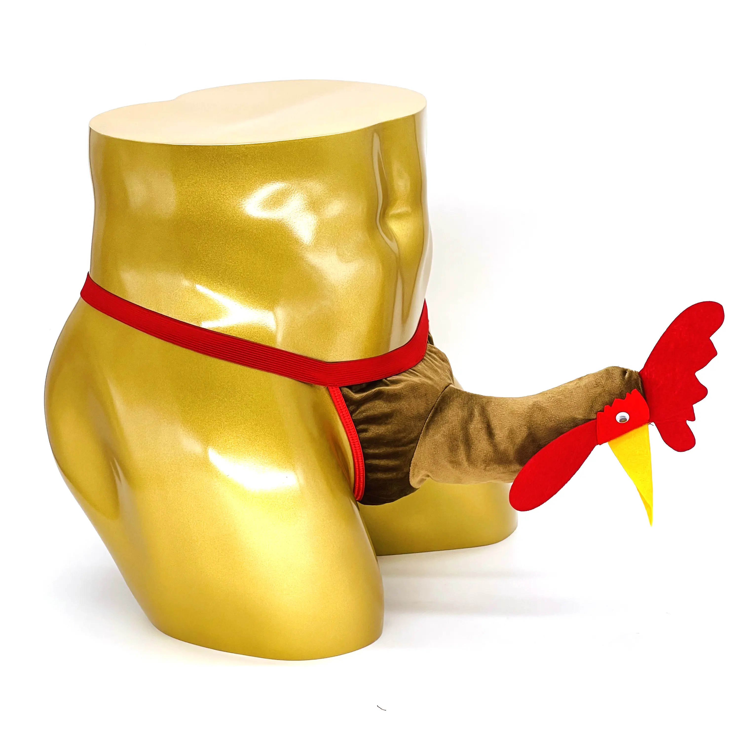 Creative Christmas Elephant Nose Thongs Elk Briefs Men's Underwear Funny Exposed Underpants Men