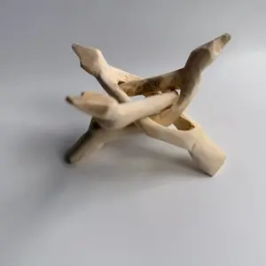 Smaller wooden sphere holder