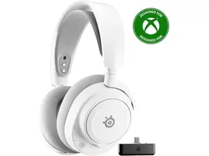 SteelSeries Arctis Nova 7X Wireless Gen 2 Gaming Headset - Real-Time App Control, 50+ HR Play, Neodymium Drivers, Mix 2.4GHz/Bluetooth, Xbox, PC, PS5/PS4, Switch 1/2, Mobile - White