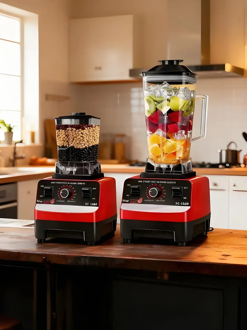 Powerful 6-Blade Commercial Blender 2L Large Capacity BPA-Free Get 6 Free Kitchen Gadgets for Home & Commercial Use