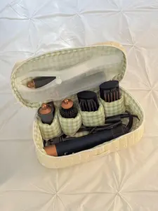 Buttercream Airwrap Compartmentalized Travel Organizer for Dyson/Shark Products