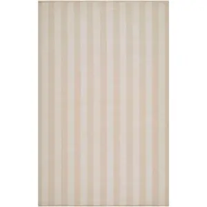 Carpeneto Beige Striped Area Rug