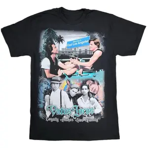 Vatos Locos East Los Angeles Streetwear Top,Men's Short-Sleeve Cotton Sports T-Shirt