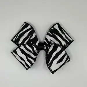 Zebra print Hair Bow