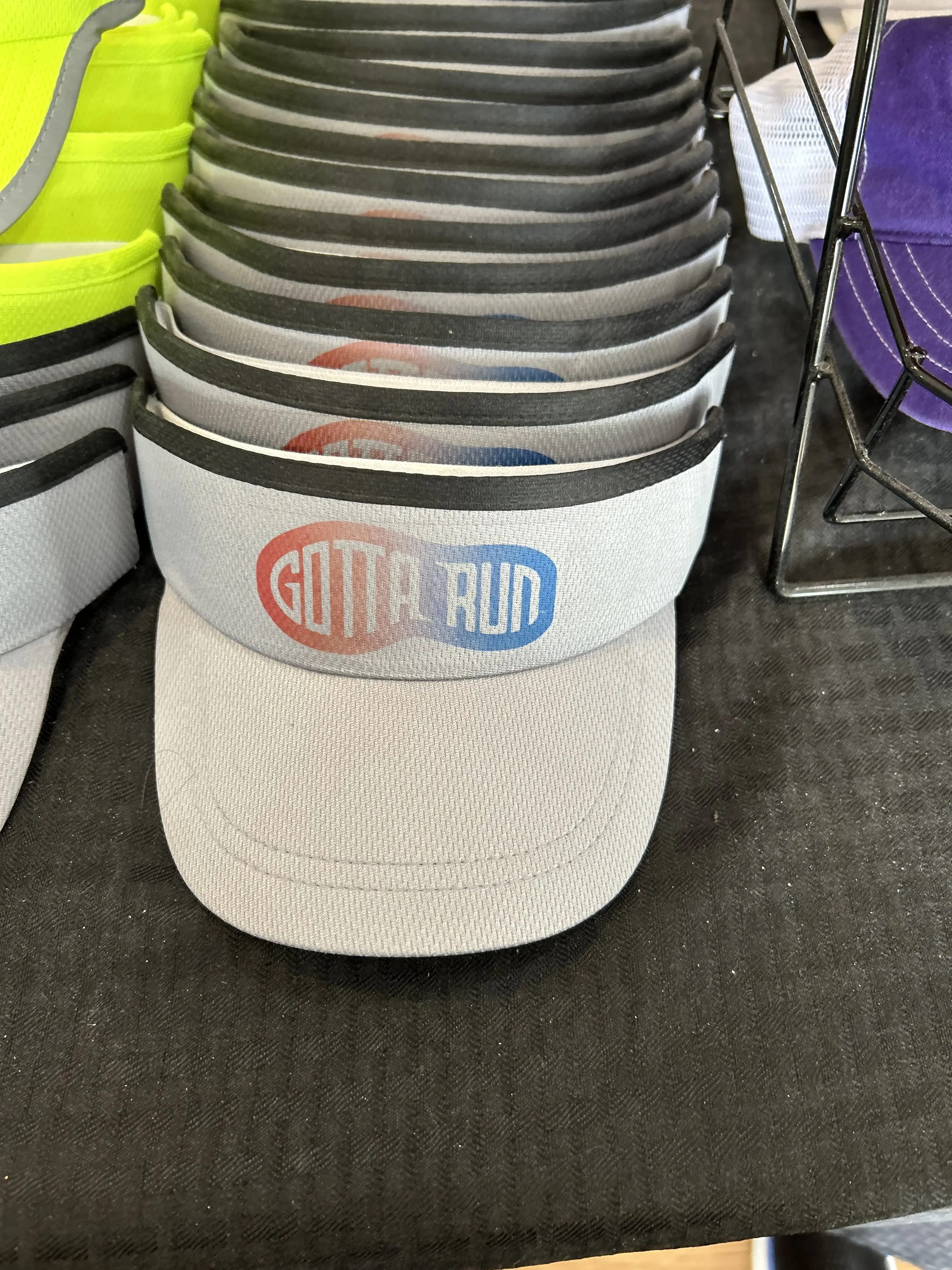 Gotta Run Lifestyle Footprint Visor- White