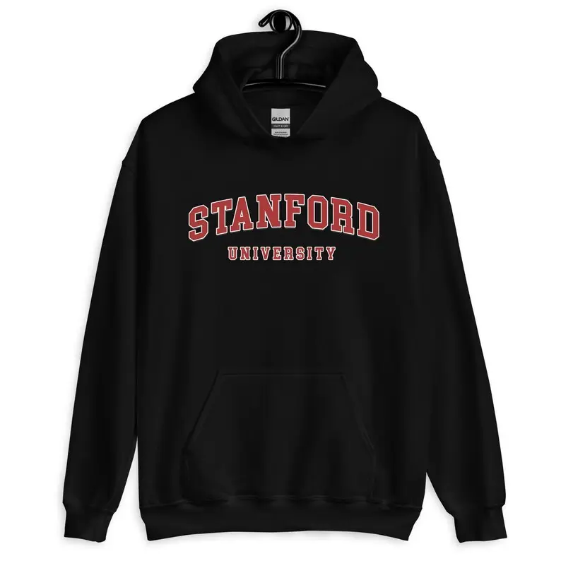 Stanford University Vintage Design Unisex Hoodie Hooded Sweatshirt