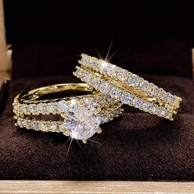 Gold Rings for Your Gf TikTok Shop - Main Image
