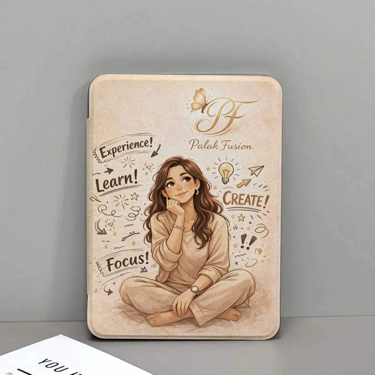 Cute Kindle Case for 6in, 6.8in, 7in Reader Tablet Devices - Slim PU Leather Cover with Clear Soft Back, Auto Wake/Sleep, Light & Durable Protection for Paperwhite 11th/12th Gen, Kindle 2022/2024