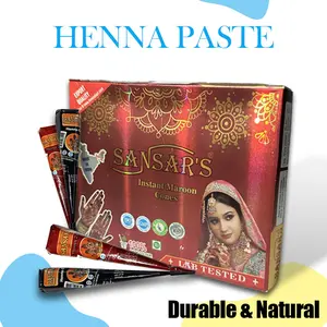 Henna Temporary Tattoo Set, Henna Cream and Tattoo Pattern Template or Henna Cream, easy to use nail art tattoo set, long-lasting natural look, perfect for DlYTattoo lovers, Christmas gift, Investec EnTiktok, neutral products