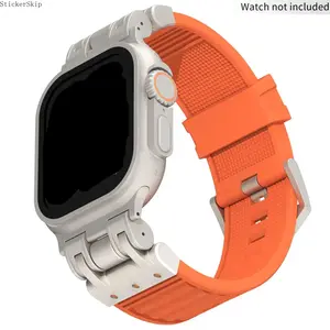 2026 NEW Soft Silicone Replacement Watch Band, for Apple Watch Ultra 2 49mm 45mm 44mm 42mm, for iWatch Series 9 8 7 6 5 4, Teenage Boy Gifts, Smartwatch Strap, Smart Watch Straps, Accessories, Wearable, Easy Installation