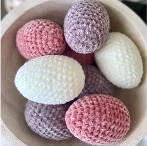 Set/3 Crocheted Easter Eggs