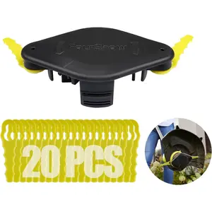 [Quickload] Bladed Trimmer Head Compatible with String Trimmer 18V 24V Hybrid,AC052N1 Weed Eater Bladed Head ACFHRL2 with Spare Blades