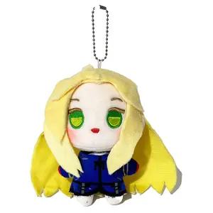 Pragmata Diana Plush Keychain, Cute 4" Soft Stuffed Plushie Doll, Game Character Diana Plush Charm for Backpack, Purse, Bag Accessories, Collectible Gift for Fans