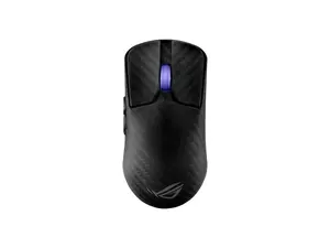ASUS ROG Harpe Ace Extreme Wireless Esports Gaming Mouse - Carbon Fiber Build, 47g Lightweight, Tri-Mode Connectivity, 42K DPI, up to 70Hr Battery, Glass Skates, Pro-Approved, PC/Mac Support - Black