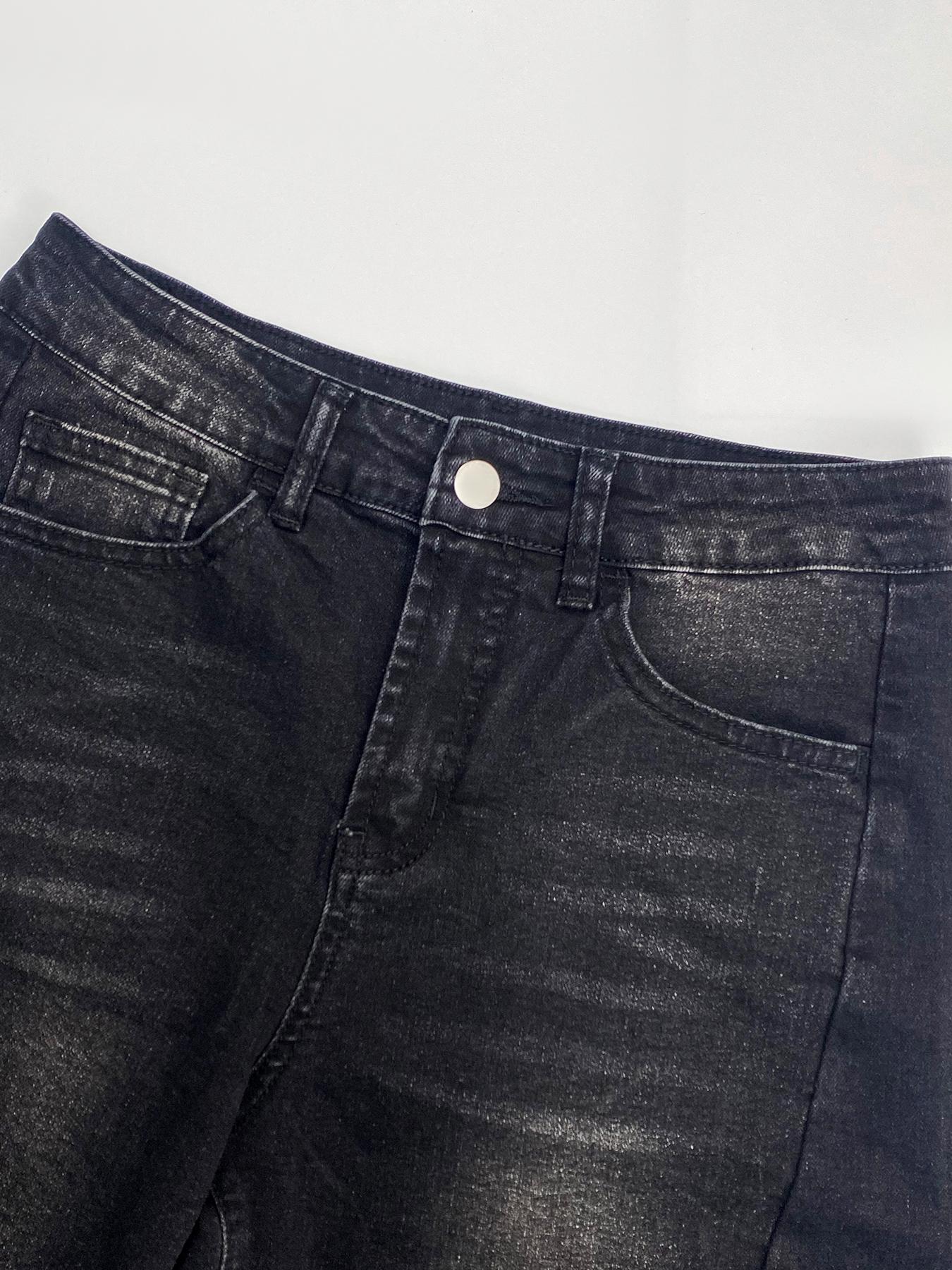 Aswulk Women's Jorts Baggy High Waisted Jean Shorts Ripped Denim Bermuda Shorts Y2K Shorts