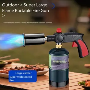 Outdoor High-Pressure High-Temp Handheld Flamethrower| Gas Canister Igniter (No Cylinder)