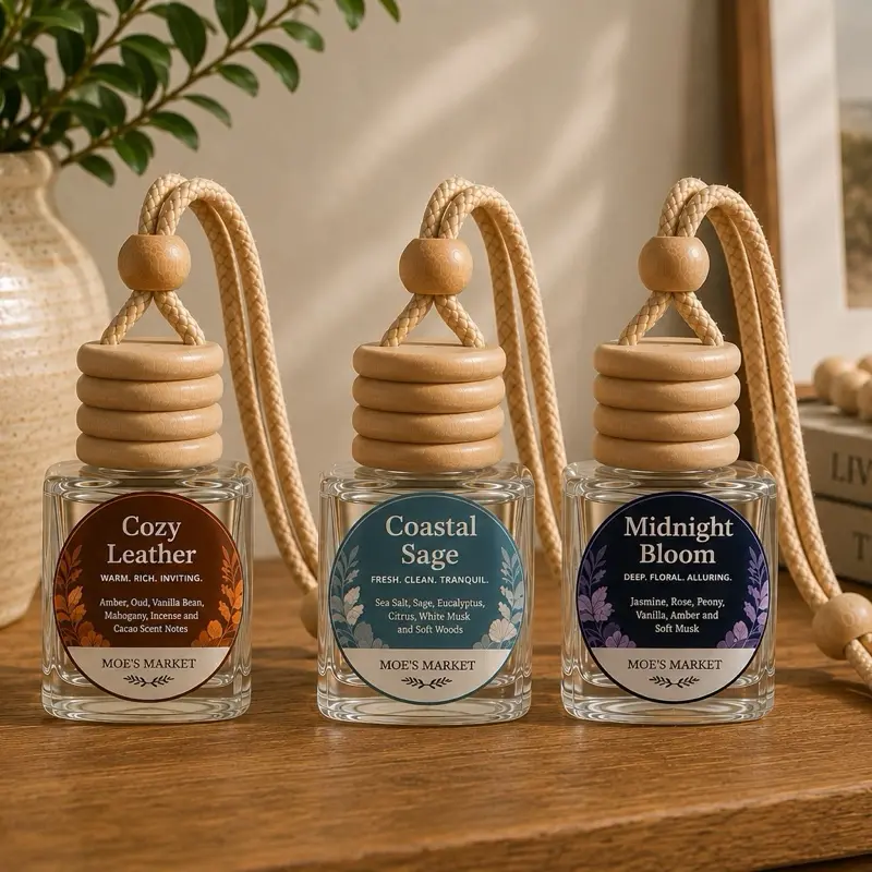 Hanging Car Air Freshener – Long Lasting Premium Fragrance | Moe’s Market