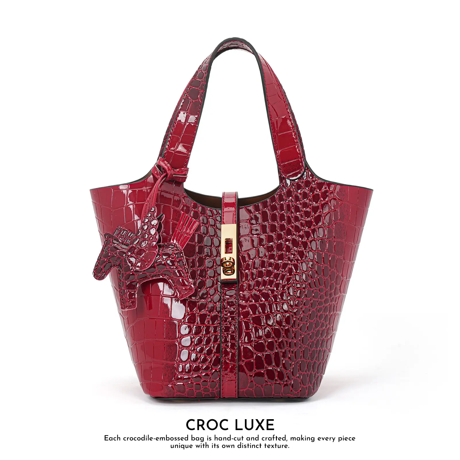 CROC LUXE-Deep Red