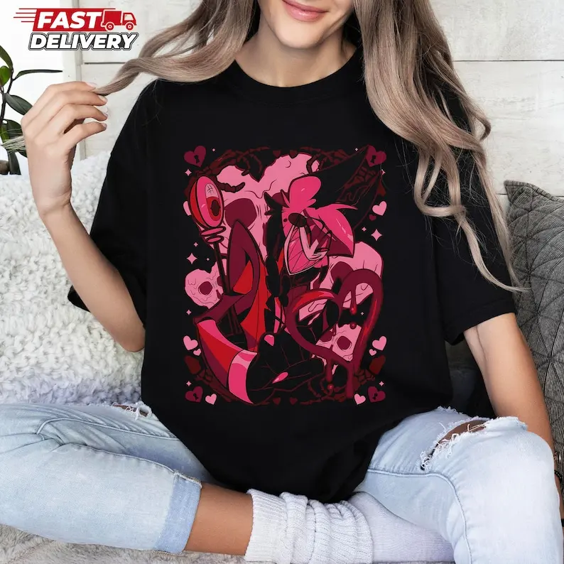 Alastor Hazbin Hotel Shirt, Alastor Vivziepop Shirt, The Radio Demon Alastor