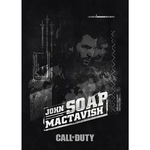 Call of Duty John Soap MacTavish Video Game Poster - NO FRAME