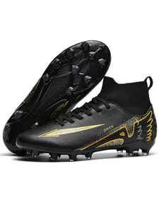 Unisex Football Shoes, Durable Sports Cleats, All-Season Athletic Sneakers, Ag Nails, Suitable for Adults, Students, Teens, Lawn Training & Games
