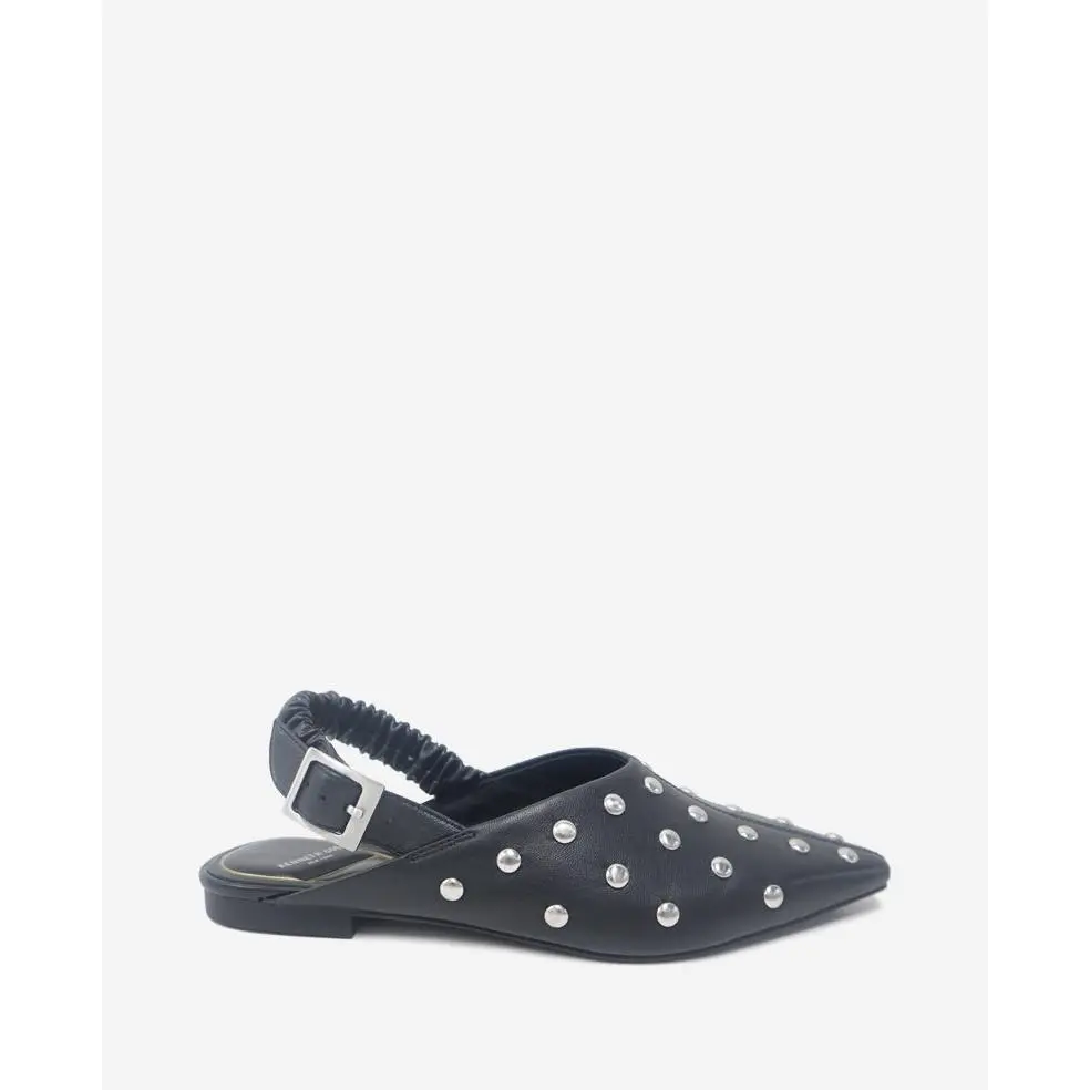Nicola Studded Leather Slingback Sandal