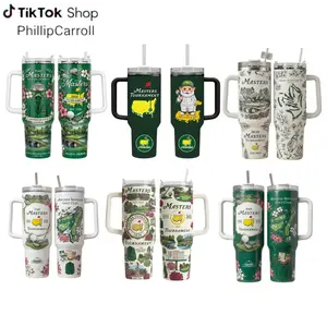 Masters Tournament Golf 2026 Tumbler 40oz 30oz with Handle, Augusta National Champions Golf Tumbler, Masters Tournament Golf 2026 Tumbler, Hot Cold Drink Cup