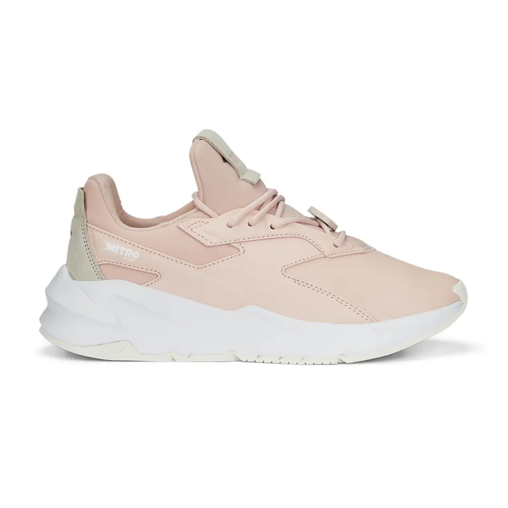PUMA Womens Fier Nitro Lthr Lace Up Sneakers Shoes Casual - Pink