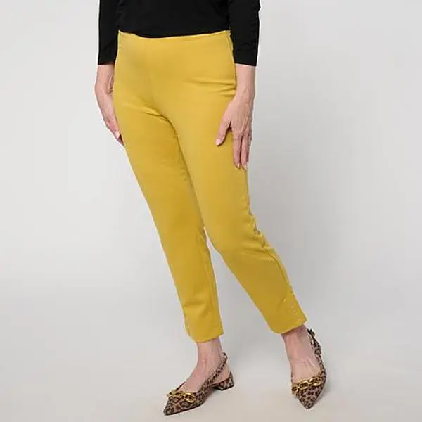 GREY by Jhoan Sebastian Grey Grey by Jhoan Sebastian Double Knit Ankle Pant with Metal Studs