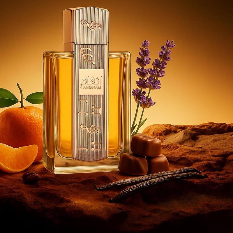 Lattafa Angham for Men and Women 3.4 Ounce (100ml) Eau De Parfum Spray Perfume Fragrance Floral Vanilla