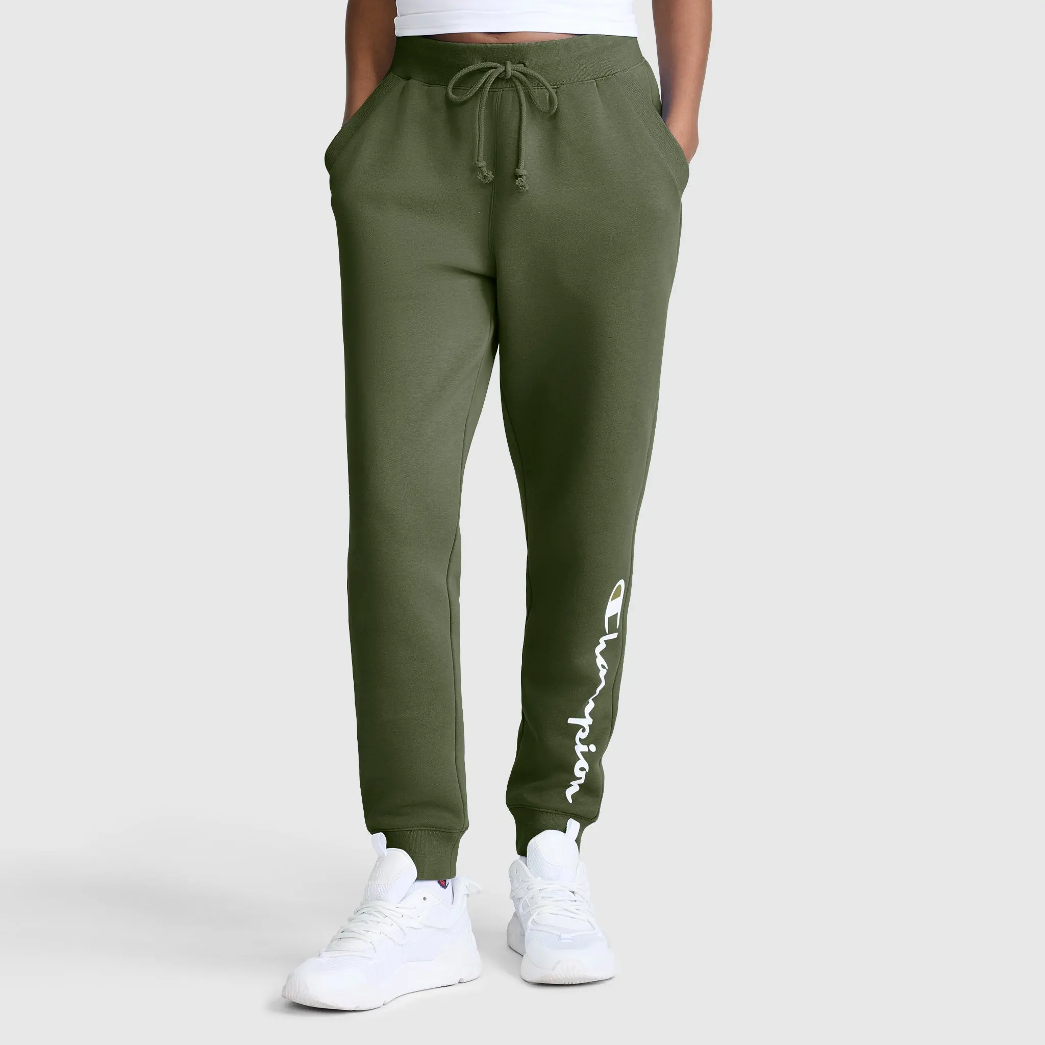 Champion Powerblend Joggers, Classic Script Logo