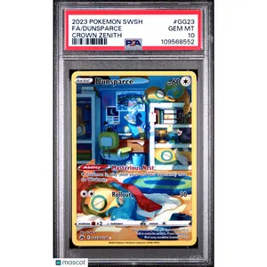Dunsparce Crown Zenith PSA 10 #GG23 2023 Pokemon Sword And Shield Crown Zenith