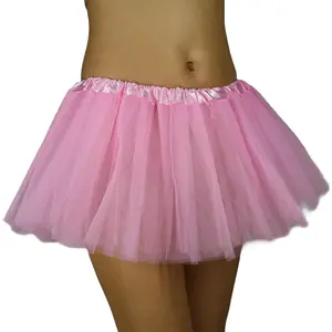 Tutu Skirts Women Girls Halloween Costume Party Dress Up Running Skirt 4 Layers 5 Layers