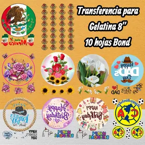 Hoja Bond Transferencia para Gelatina