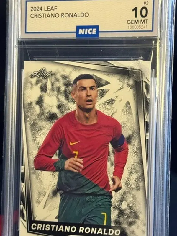 2024 Leaf Cristiano Ronaldo #2 Graded GEM MINT 10