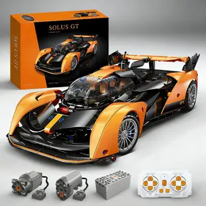 【1:14】Solus GT Remote Control Building Car, Compatible with lego Technic, Collectible Construction Toy Christmas Gift for Adults and Kids (817pcs)