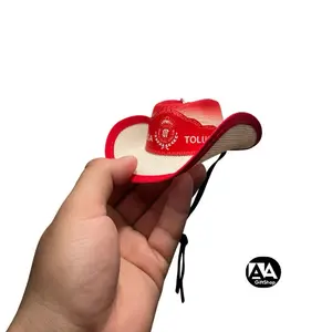 America Minin Decor/suction cup/ Car Decoration/ Sombrero/ Mini Cowboy Hat Car Accessory/ Sombreritos para caro