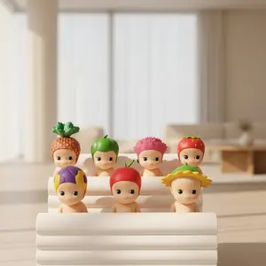 Sonny Angel Tiered Display Stand – Pastel Mini Toy Organizer