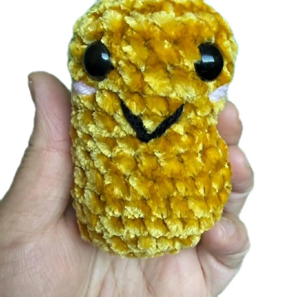 Small Nugget or Peanut  Handmade Crochet Plushie