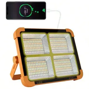 Solar portable lamp multifunctional projection lamp Portable emergency lamp Dengfeng camping lamp night market stall lamp