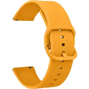 Quick Release Watch Band for Women Men, 20mm 22mm Silicone Watch Strap Soft Rubber Adjustable Replacement Wristband