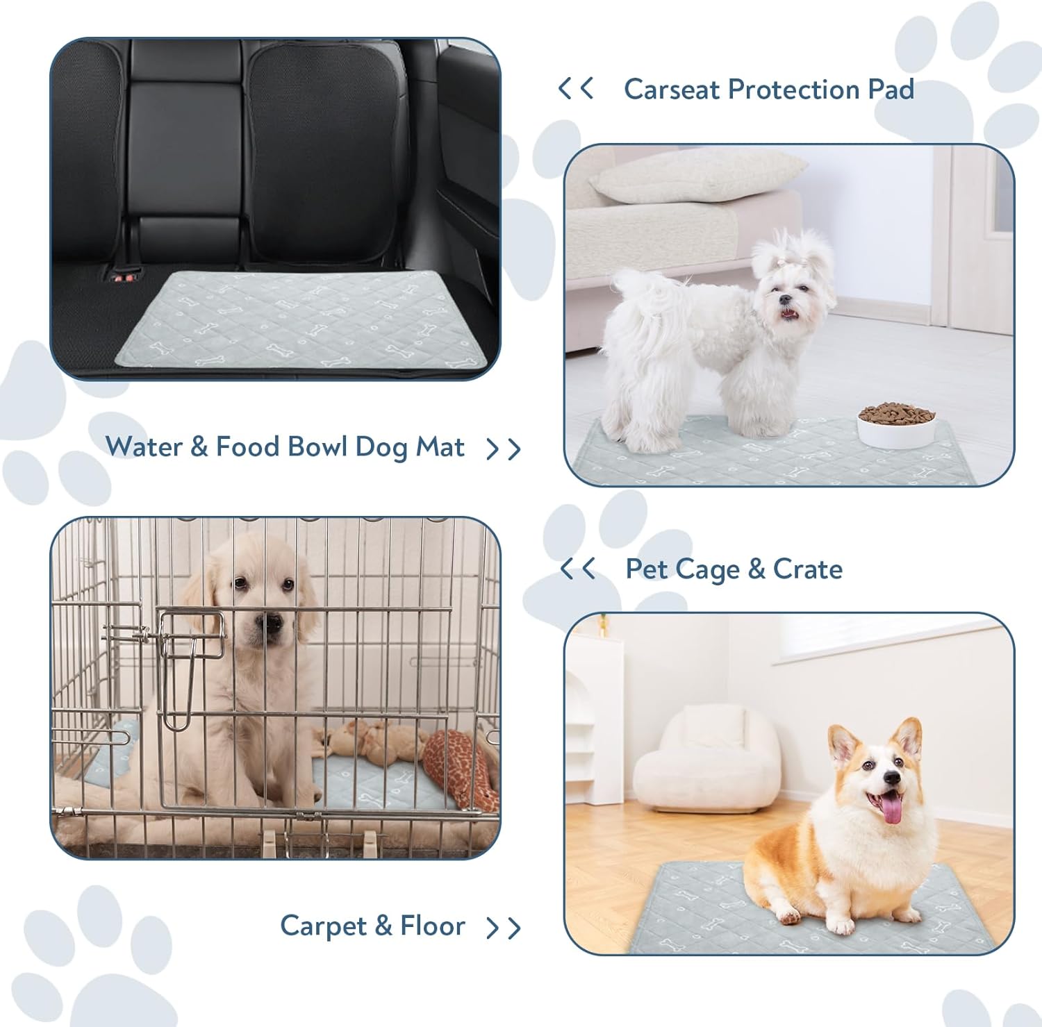 2PCs Washable Pee Pads for Dogs - Super Absorbent Waterproof Reusable Puppy Pads Training Mats with Anti-Slip Bottom for Potty, Crate, Kennel, Playpen, Bed & Sofa, Pet Supplies #TiktokShopSpringGlowUp 2PCs Washable Pee Pads for Dogs - Super Absorbent Waterproof Reusable Puppy Pads Training Mats with Anti-Slip Bottom for Potty, Crate, Kennel, Playpen, Bed & Sofa, Pet Supplies #TiktokShopSpringGlowUp