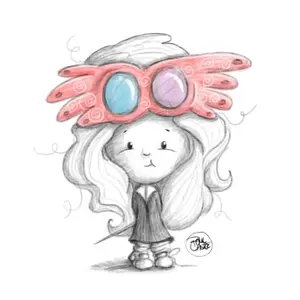 Little Luna - Art Print